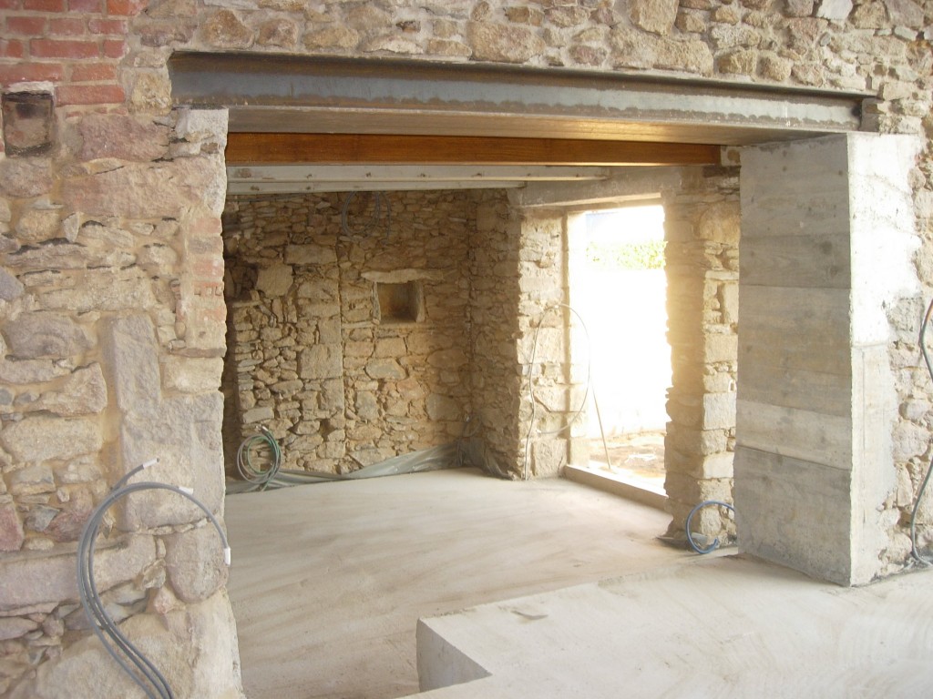 Ouverture de mur en pierre, en béton dans les Yvelines